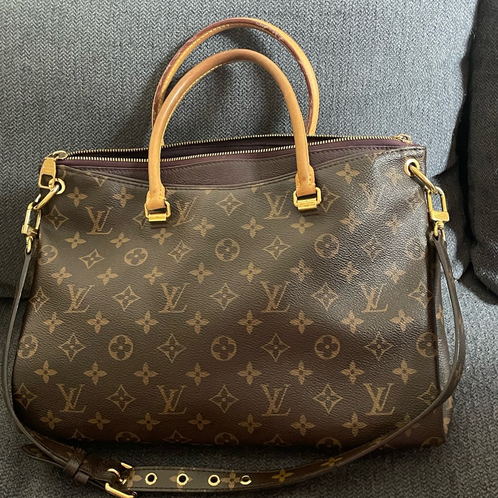 Louis Vuitton Dark Brown Monogram Satchel